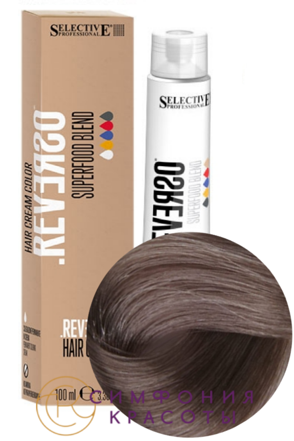 7.11 "Reverso Hair Color" Блонд пепел интенс 100 мл