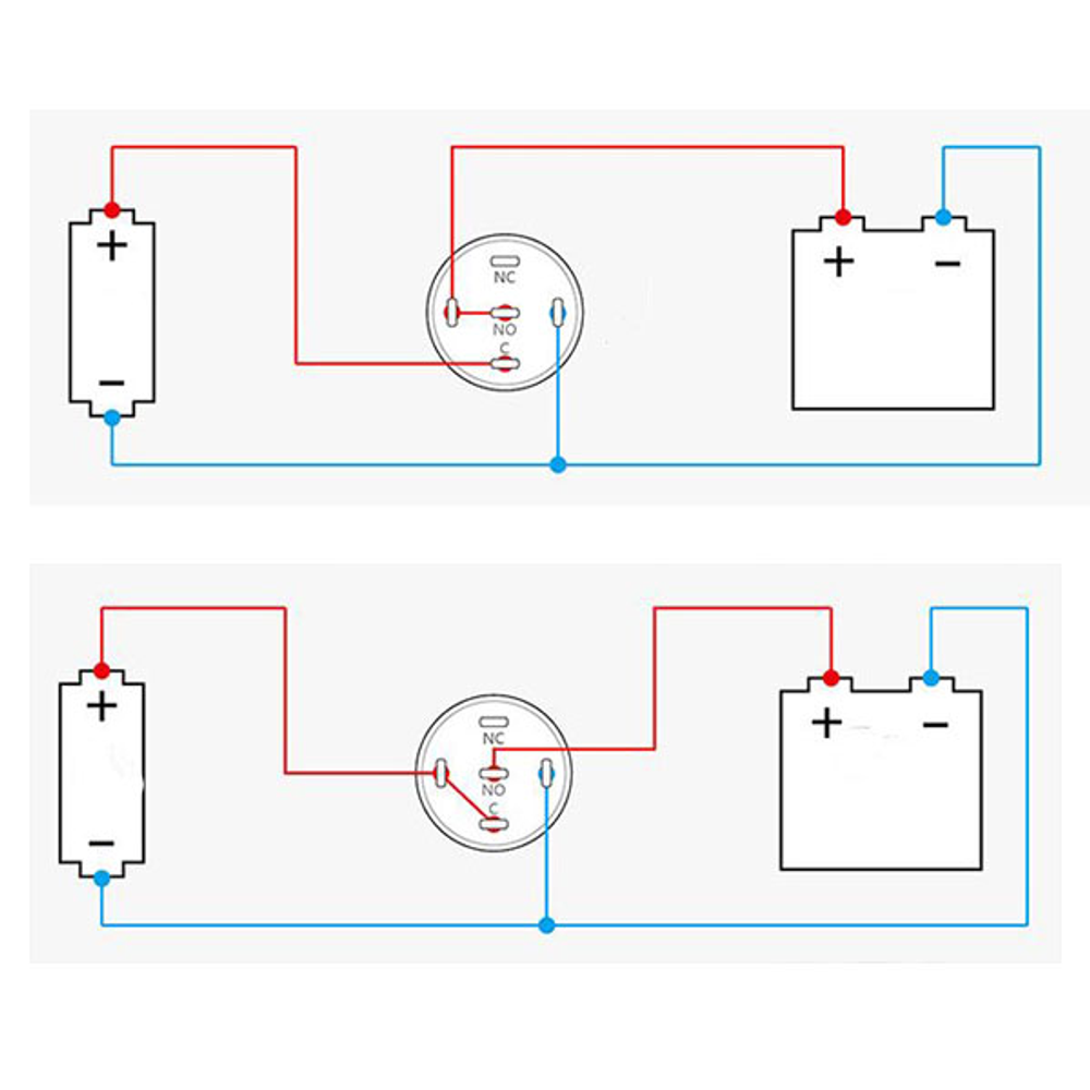 Кнопка М19LED/12-24В/СФ - красная