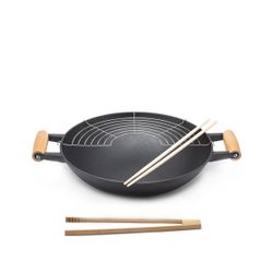 Сковорода-вок чугунная Gipfel Soong Dynasty 2154 37 см/7 л