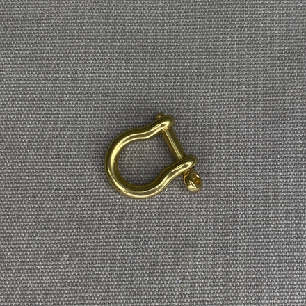 Застежка D образная, шакл, латунь