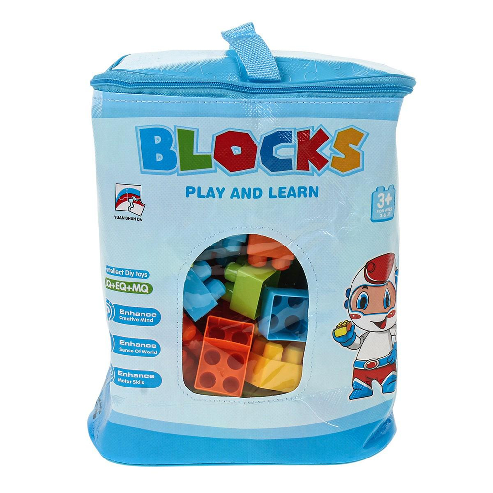 Конструктор блочный, 555-12