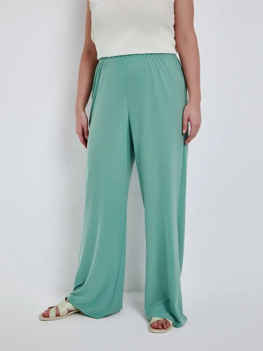 Брюки масло широкие