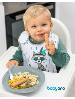 Ложки для прикорма 6 месяцев обучающие эластичные набор 2 шт