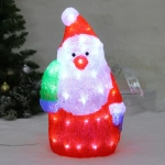 Фигура светодиодная «Снеговик с ёлочкой» 23*17*42 см, 30 ламп LED, авторежим, 220V, Белый