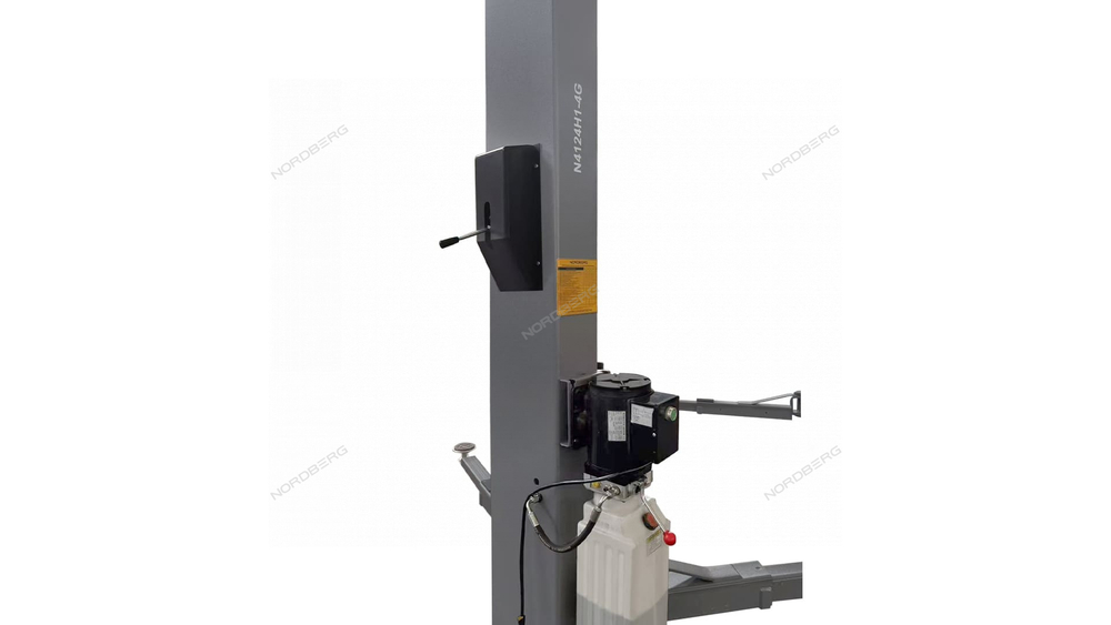 Подъемник двухстоечный 4 т, верхняя синхронизация, H=4,1 м, 220 В, серый NORDBERG N4124H1-4G_220