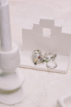 Кольцо "Идеальный механизм" с розовым фианитом