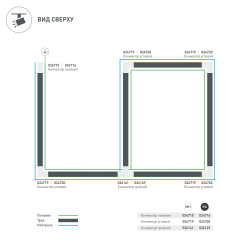Коннектор тройной LGD-4TR-CON-INT-L2-BK (C) (Arlight, IP20 Пластик, 3 года) 026149