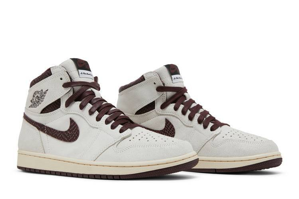 Кроссовки A Ma Manire X Jordan Air Jordan 1 Retro High Og Sp "Sail And Burgundy"