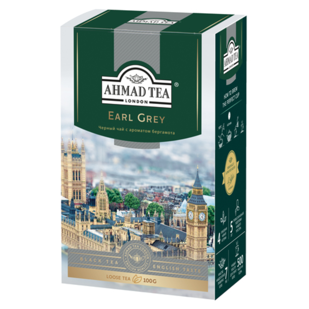 БОНУС Чай черный Ahmad Tea с ароматом бергамота 25 пакетиков