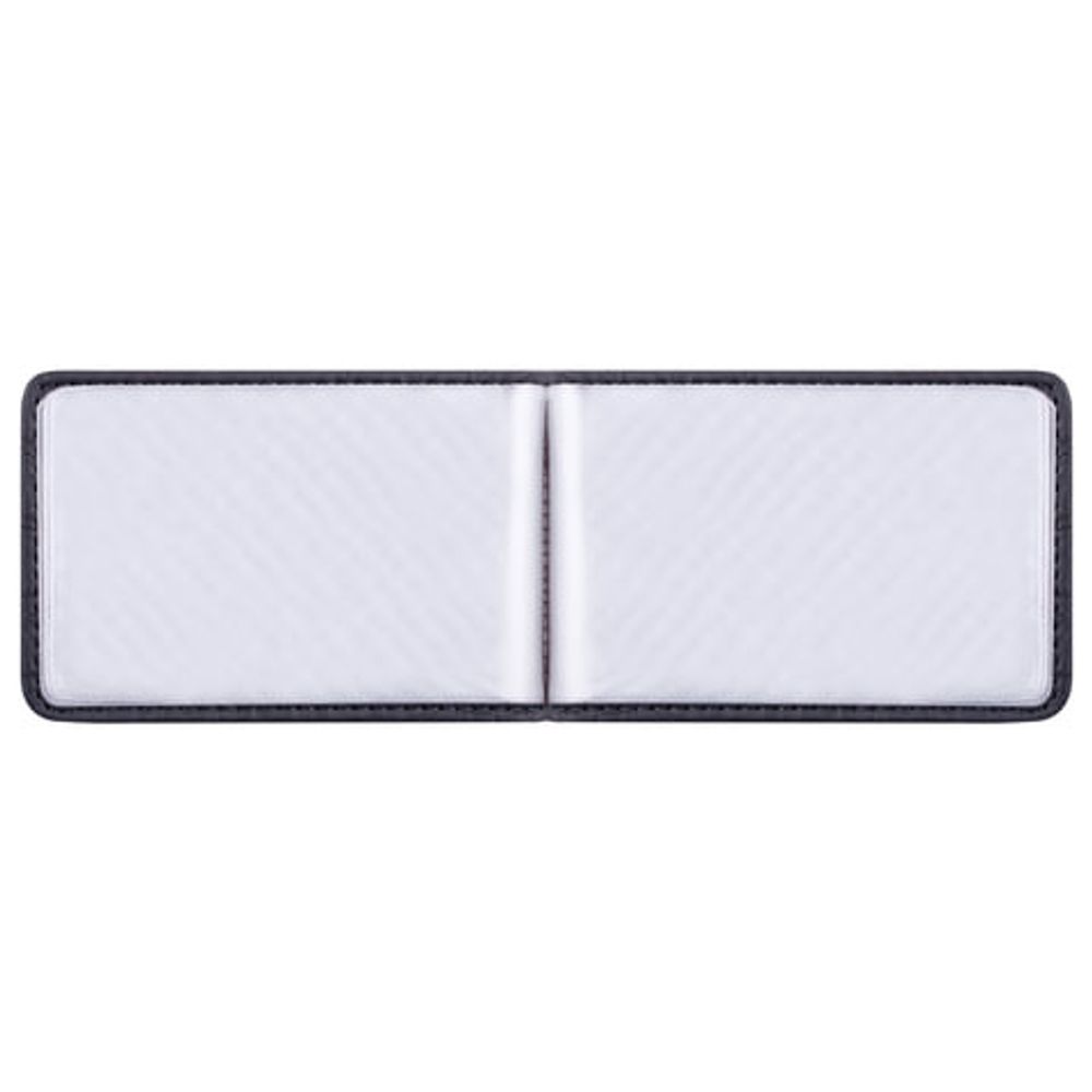 Визитница однорядная BRAUBERG "Cayman", на 20 визиток, под кожу крокодила, черная, 232069