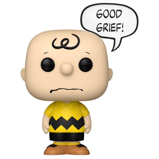 Фигурка Funko POP! TV Peanuts S7 Charlie Brown (Good Grief) (1677) 83508 / Фигурка Фанко ПОП! по мотивам серии комиксов и мультфильмов "Peanuts", Чарли Браун