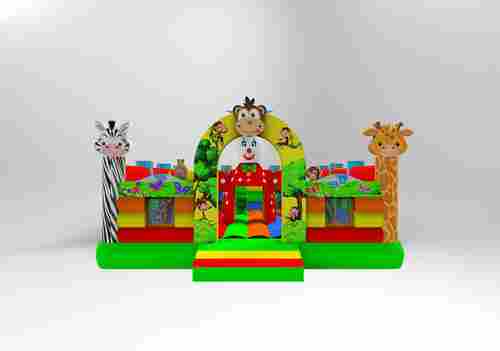 Коммерческий надувной батут «В гостях у павлина» 8*6*5 м