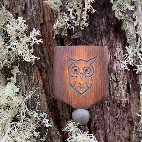 Эменгедер-подвеска мужская, керамика в кедре (5 см)