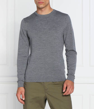 Хлопковый свитер Calvin Klein - графитовый(K10K109474)