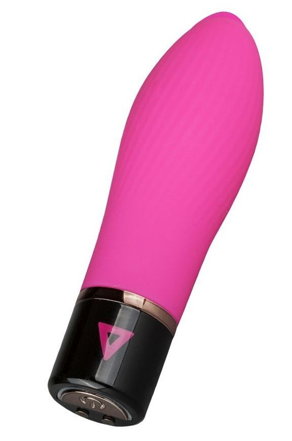 Розовый силиконовый мини-вибратор Lil Swirl - 10 см. (Цвет: розовый)