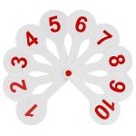 Набор вееров Цифры 1-20, Гласные, Согласные, Стамм, 3шт