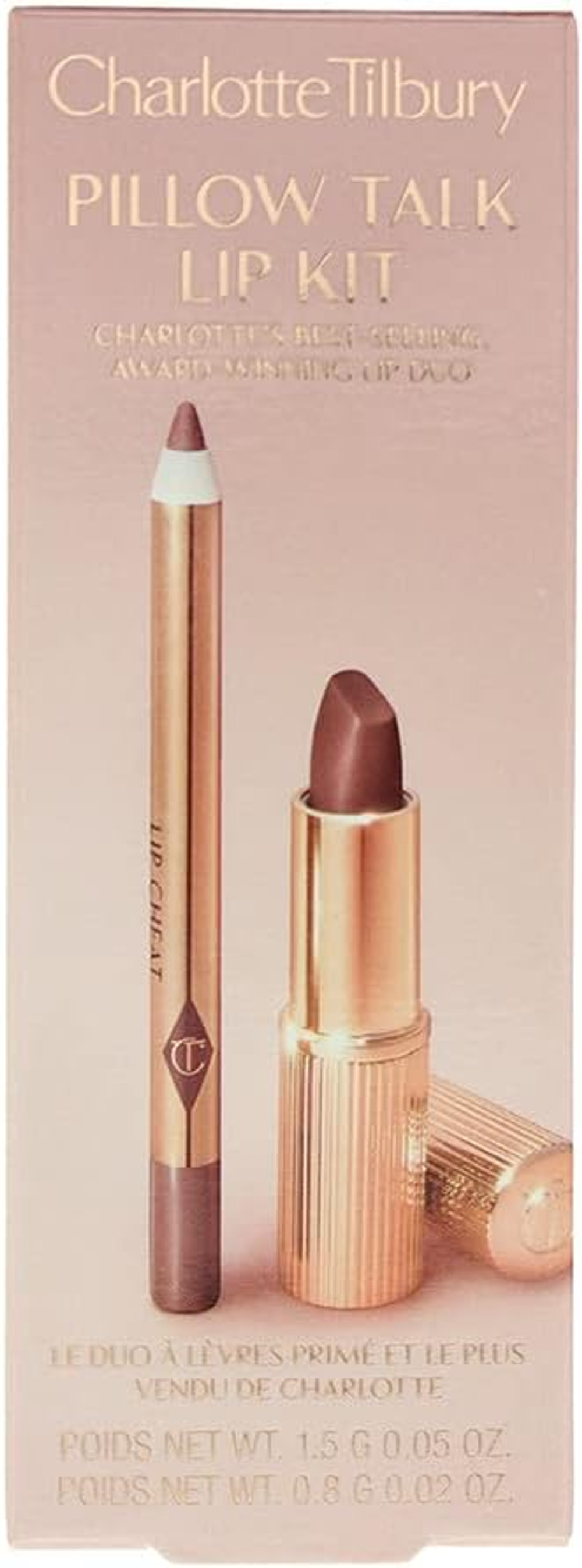 Набор мини Charlotte Tilbury Pillow Talk Lip Kit Iconic Lip Duo Medium