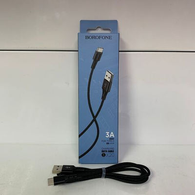 Кабель Type-C Borofone BX20, 1.0m, 3.0A черный