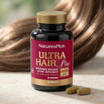 NaturesPlus, Ultra Hair Plus, добавка с МСМ для роста волос, для мужчин и женщин, 60 таблеток