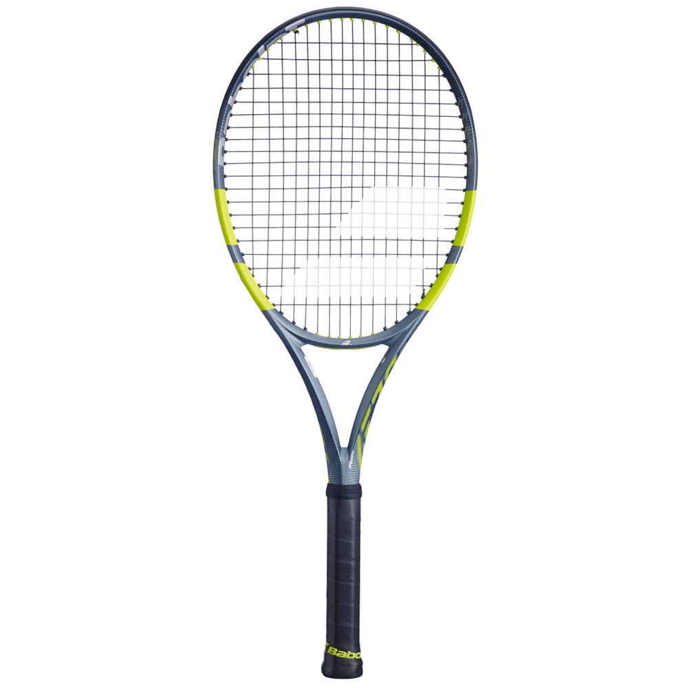 Теннисная ракетка Babolat Pure Aero 98 Gen-9 - metallic dark forest/yellow + струны