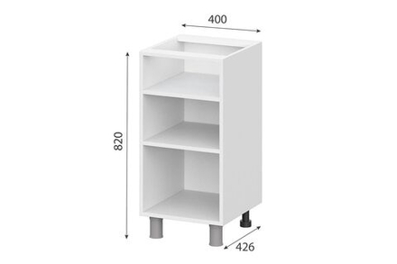 Одри (Мебельный фонд) 4с0 Тумба 400мм открытая