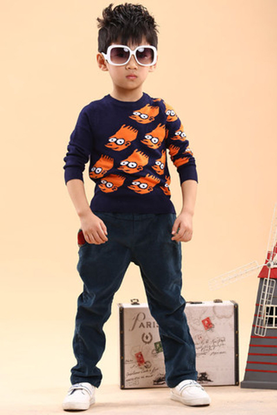 Джемпер с изображением Барта Симпсона