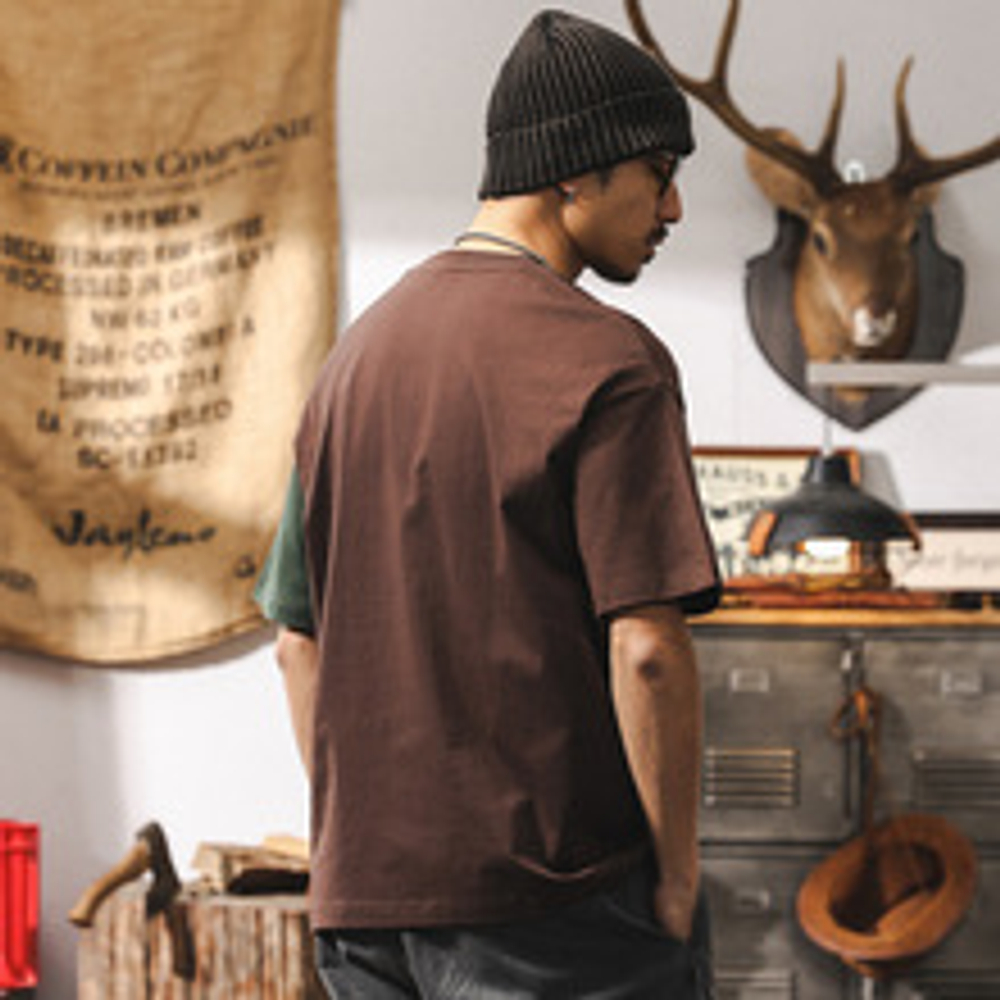 футболка мужская с короткими рукавами комбинированные цвета