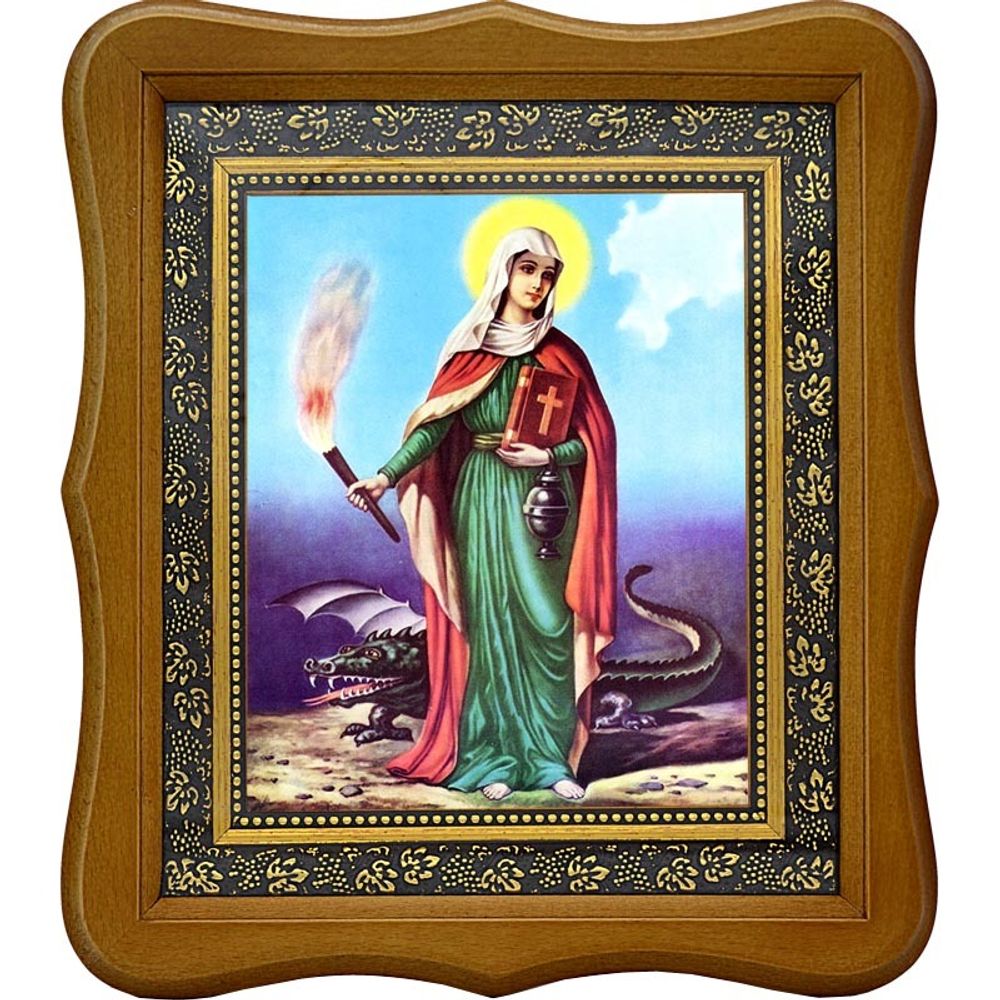 Святая Марта. Икона на холсте.