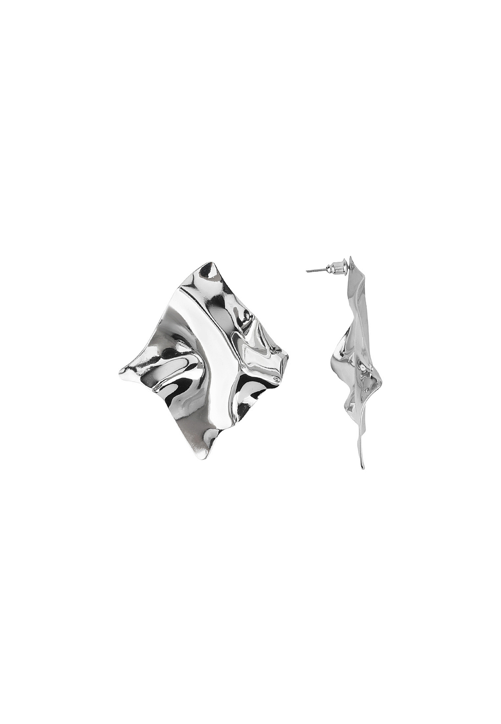 Серьги "Дора" цвет - серебро