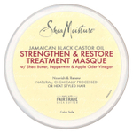 SheaMoisture, ямайское чёрное касторовое масло, укрепляющая и восстанавливающая маска, 326 г (11,5 унции)