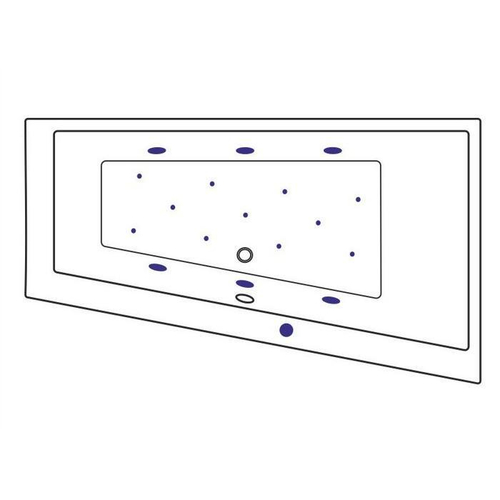 Акриловая ванна Excellent Sfera Slim P Relax 170x100 WAEX.SFP17S.RELAX