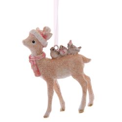 GAEM Украшение новогоднее "Олень", L6 W2,5 H9 см, 2в.