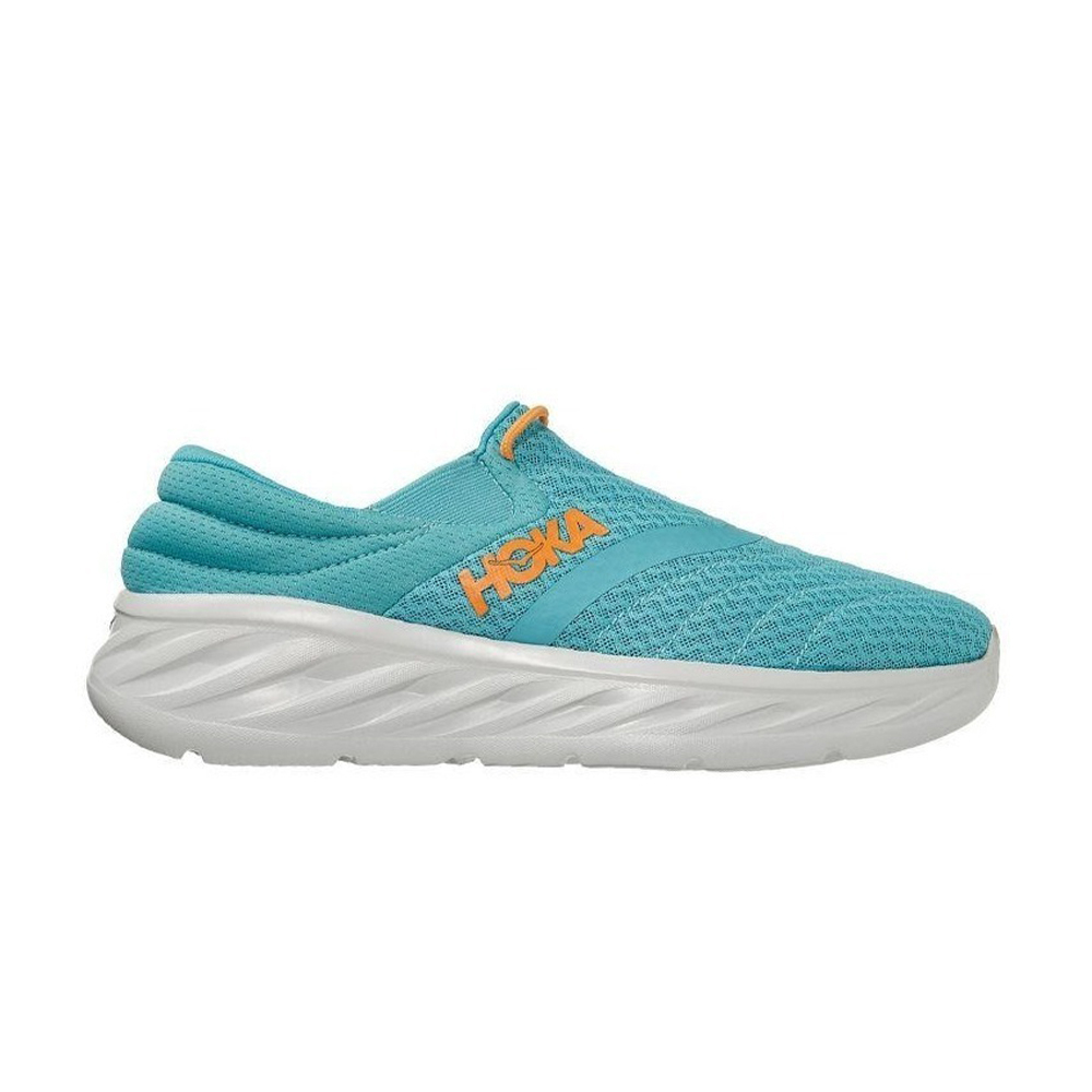 Кроссовки мужские HOKA M ORA RECOVERY SHOE 2 Aquarelle / Blazing Orange