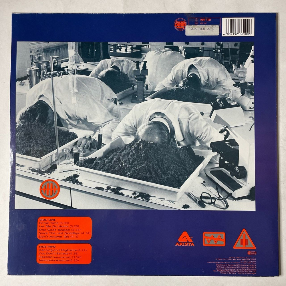 Винтажная виниловая пластинка LP The Alan Parsons Project Ammonia Avenue (Germany 1988) Prime Time