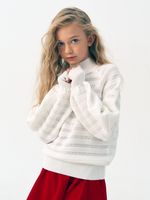 Джемпер для девочки AT1215 белый