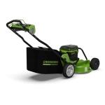 Газонокосилка аккумуляторная Greenworks GC82HPLM76 82В (без АКБ и ЗУ) нож 76 см, 2519207