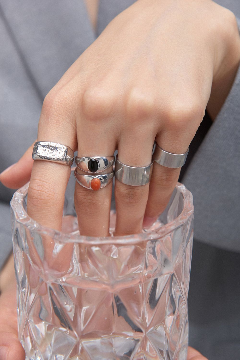 Кольцо Base 10 мм, матовое