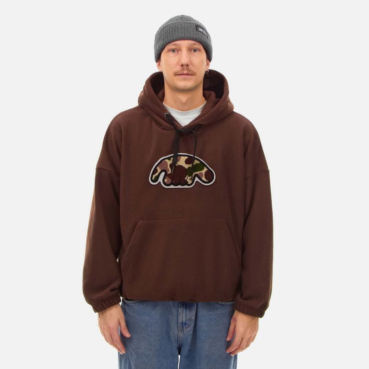 Худи Anteater Hoodie-Fleece Camo Logo, коричневый