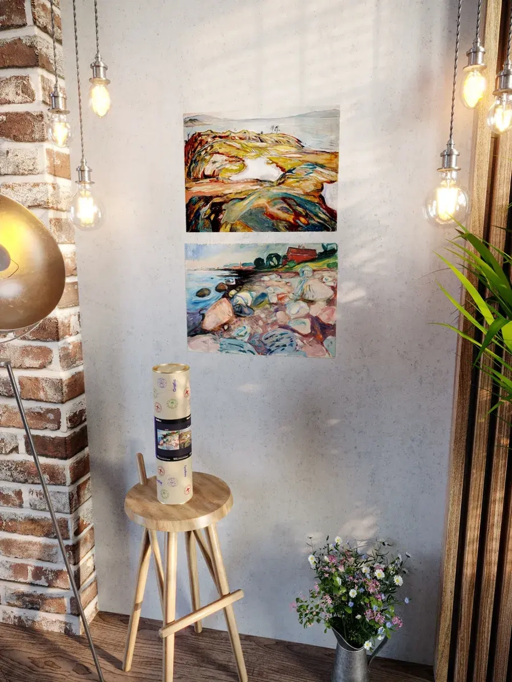 Картины-наклейки на стену для декора интерьерные №129