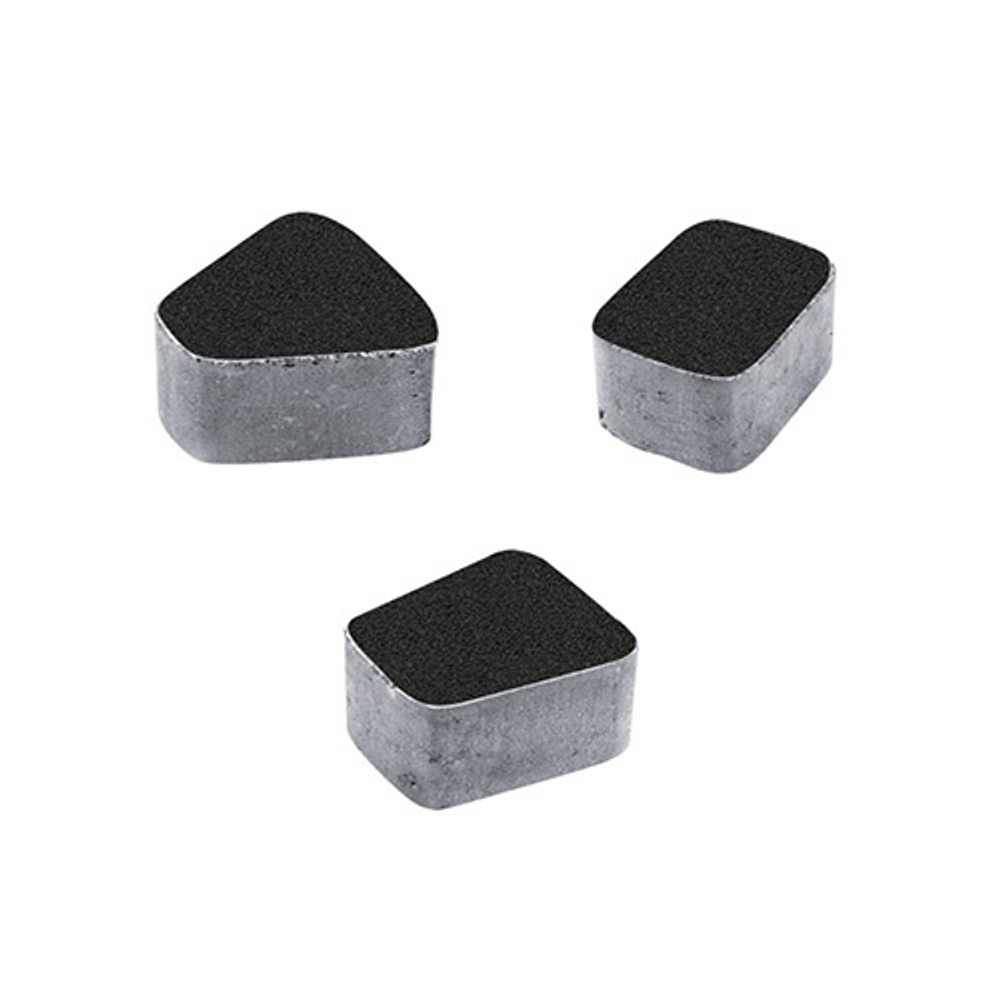 Тротуарная плитка КЛАССИКО (круг) - Гранит Черный, комплект из 3 видов плит