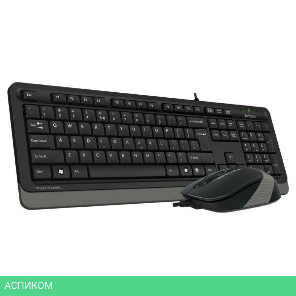 Набор периферии A4 FStyler F1010 черный/серый
