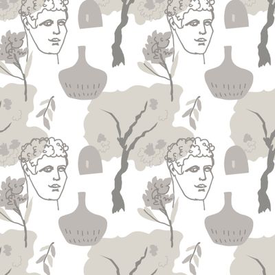 Бесшовный принт древней грецией