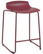 Табурет пластиковый полубарный Papatya X-Treme Sled Pro, кирпично-красный