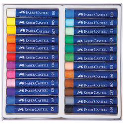 Пастель масляная Faber-Castell "Oil Pastels", 24 цвета, картон. упаковка 127024