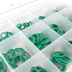 WDK-214044 Набор уплотнительных колец для автокондиционеров, зеленые, 270 шт.