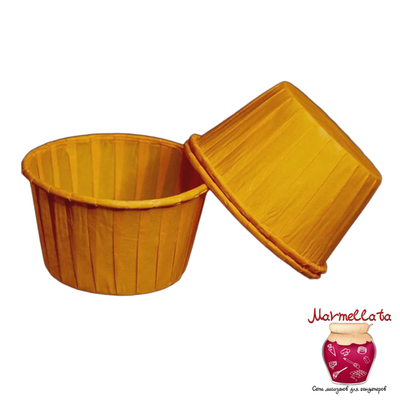 Форма бумажная маффин 50/40 мм, Оранжевая (100 шт/уп)