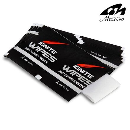 Салфетка для чистки кия Mezz Ignite Wipes Shaft Cleaning 10шт.