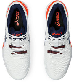 Мужские кроссовки теннисные Asics Gel-Resolution 9 Clay - white/blue expanse