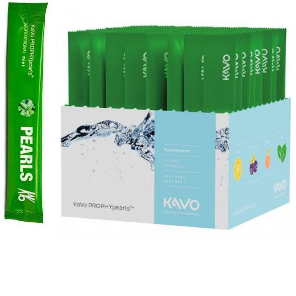 Порошок KaVo PROPHYpearls, 80 пакетов по 15 гр., мята.