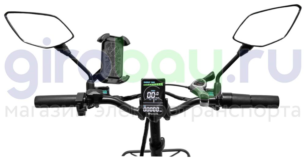 Электровелосипед Syccyba F10 Pro 2025 года (48V/15Ah) - Серый обод фото №12